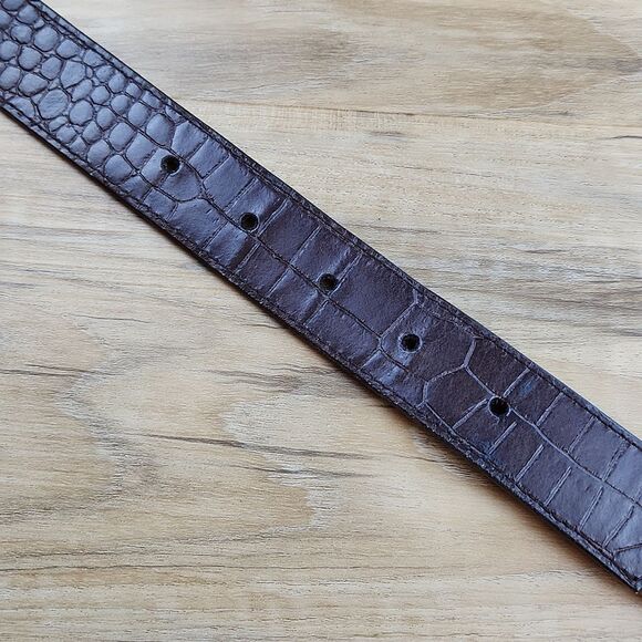 ?️Vintage Brighton Brown Genuine Leather Belt Large